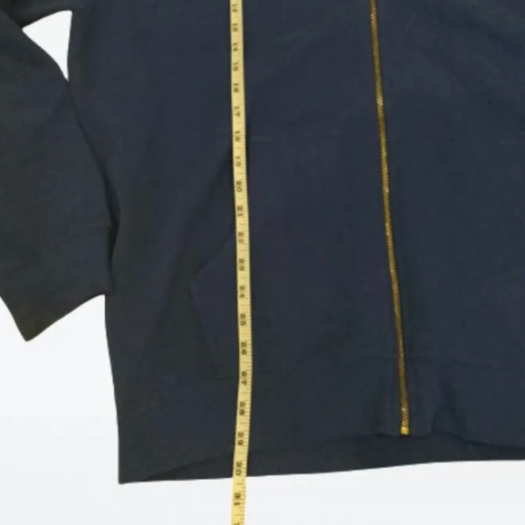 Chaps Men's Fleece Jacket Size XL Blue Full Zipper - Picture 4 of 4